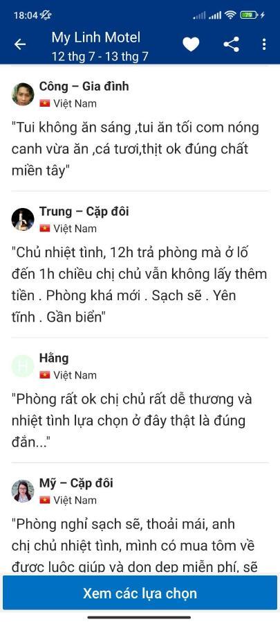 My Linh Motel 976 Duong Vo Thi Sau Long Hai Buitenkant foto